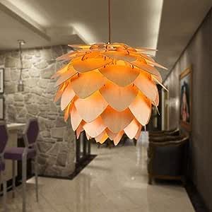 Avtoit | Handcrafted Wooden Pine Cone Pendant Light