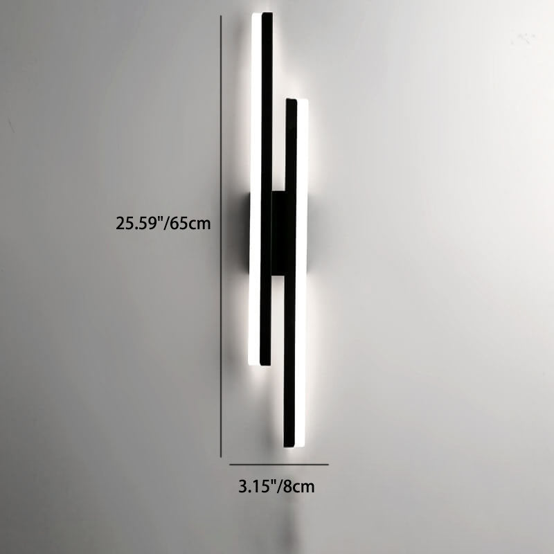 Avtoit | LuxLine Modern LED Wall Lamp | Minimalist Design | Iron & Acrylic | Dimmable Light