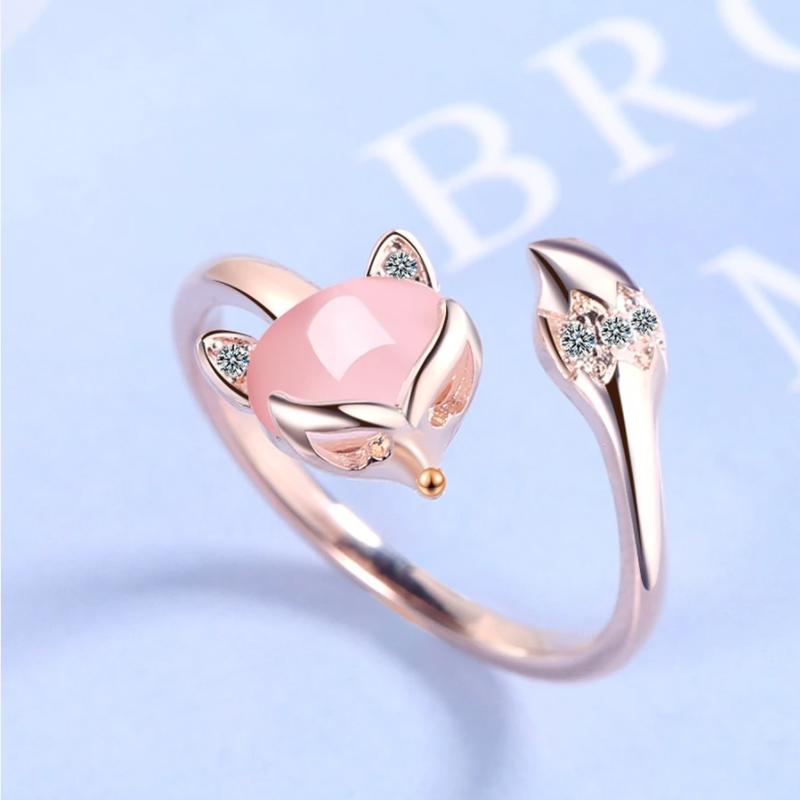 Avtoit | Rhinestone Fox Ring