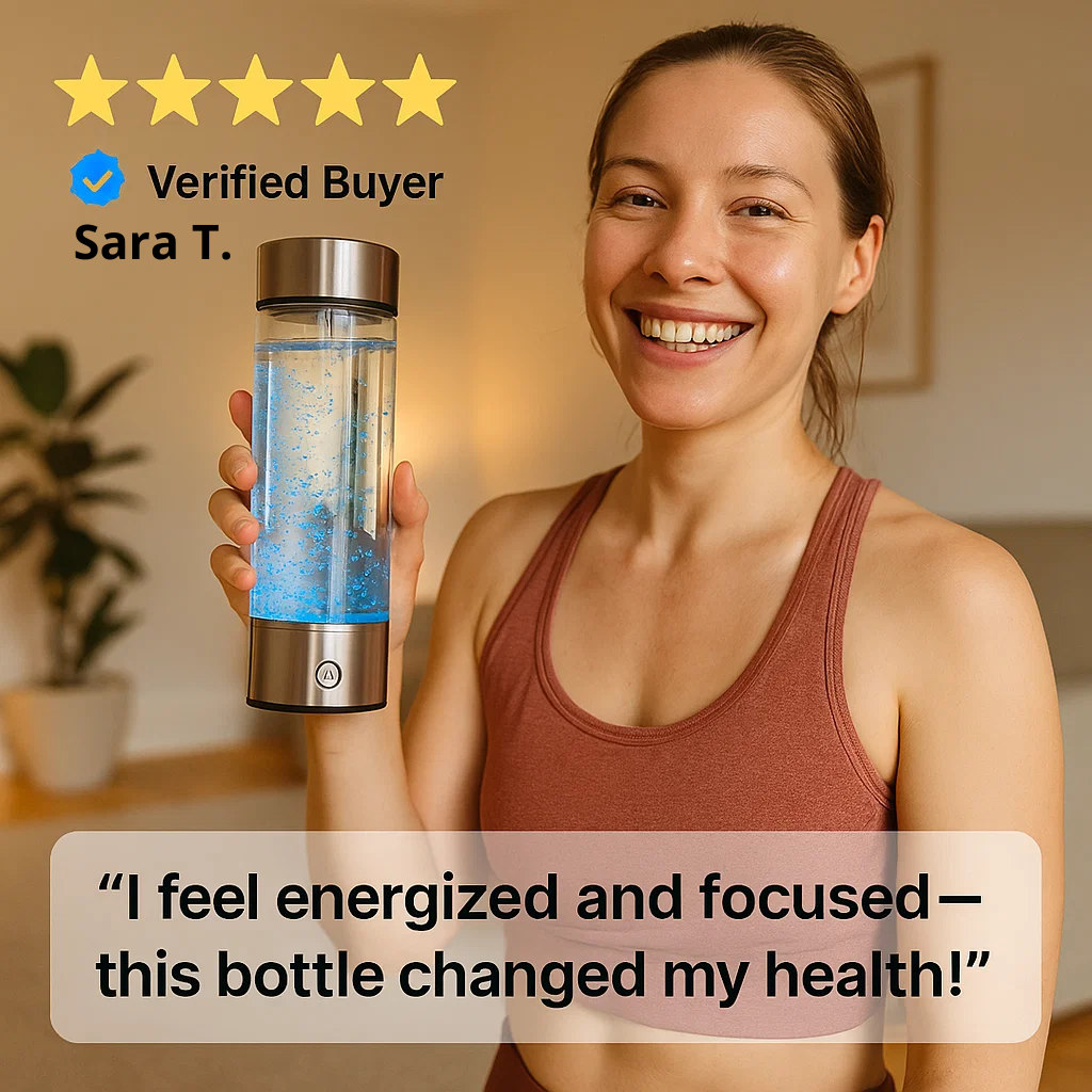 Avtoit | Hydrogen Water Bottle | USB Rechargeable, Anti-Inflammatory & Perfect for Daily Hydration and Wellness