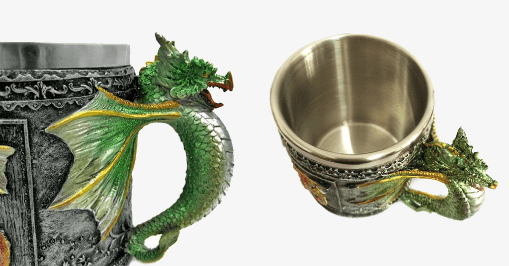 Avtoit | 3D Stainless Steel Dragon Mug – Make your kids happier with a funky mug!
