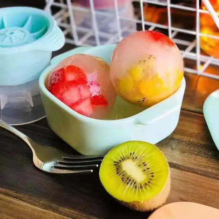 Avtoit | 2+2 | Ice ball molds for cocktails – Slow melting & stackable
