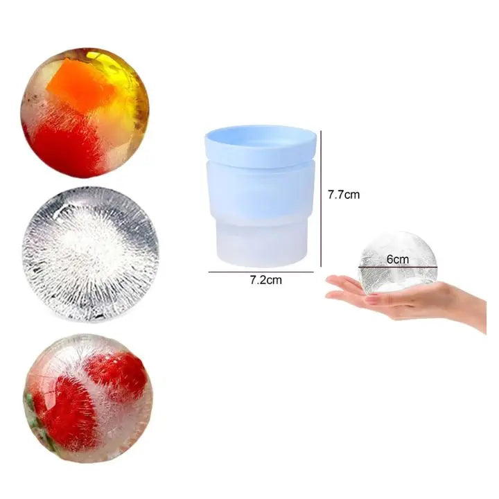 Avtoit | 2+2 | Ice ball molds for cocktails – Slow melting & stackable