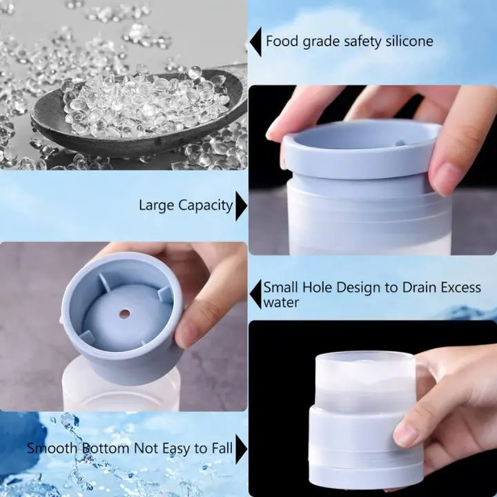 Avtoit | 2+2 | Ice ball molds for cocktails – Slow melting & stackable