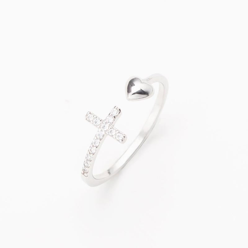 Avtoit | Love S925 Sterling Silver Cross Ring