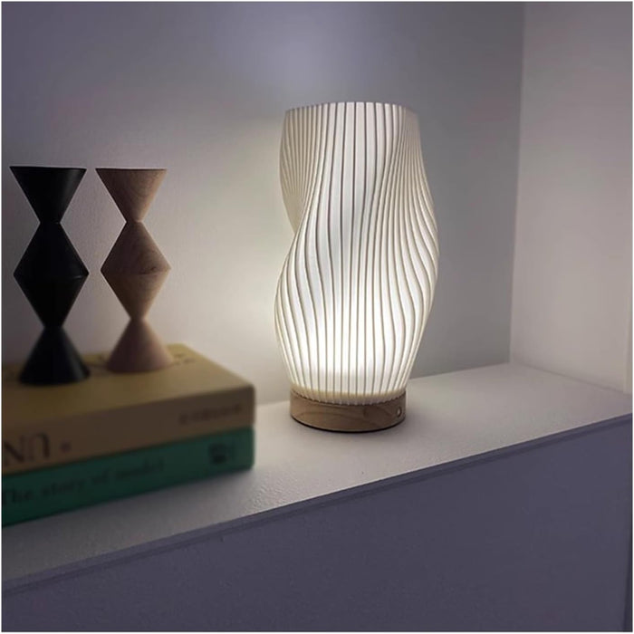 Avtoit | Wavecrest Table Lamp – Soft Glow Designer Lamp with Dimmable Warm & Natural White Light