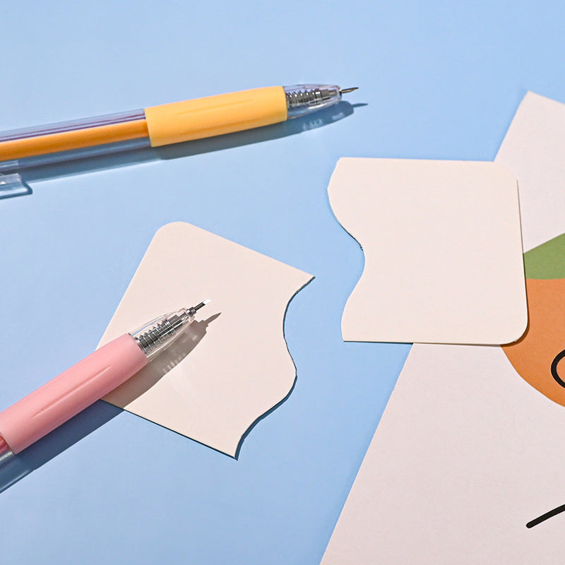 Avtoit | Morandi Cartoon Pattern Student Universal Knife Pen