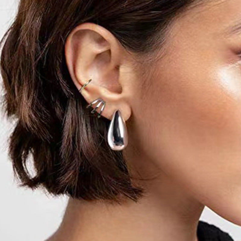 Avtoit | Simple Water Drop Earrings