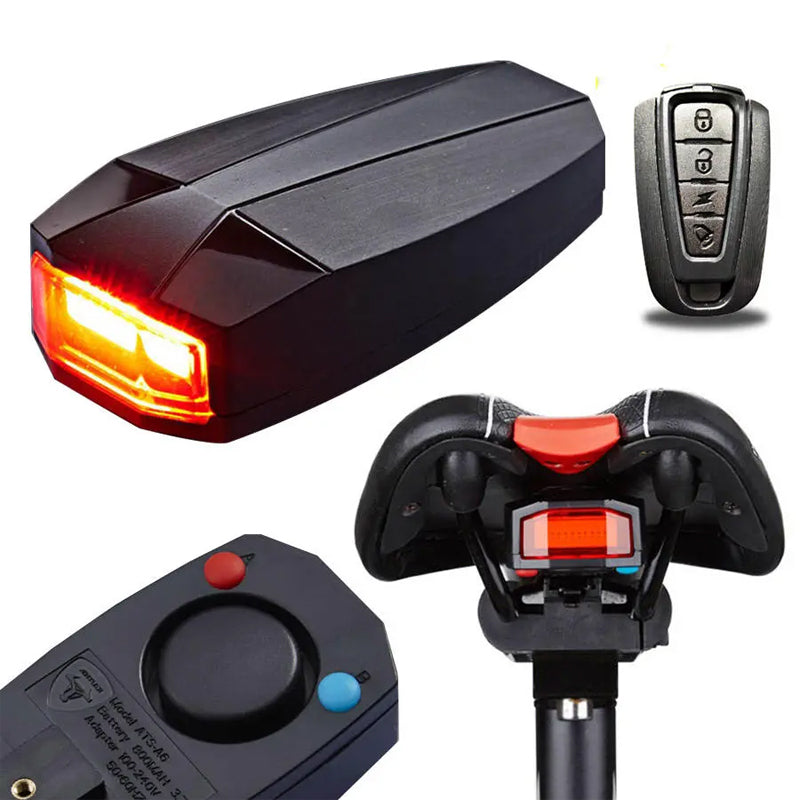 Avtoit | Bicycle Rear Light Remote Control Alarm Lock