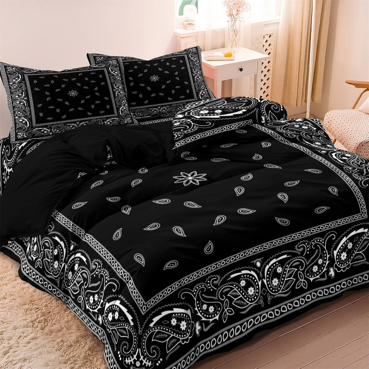 Avtoit | PaisleyAura - Floral Mandala Bedding Set