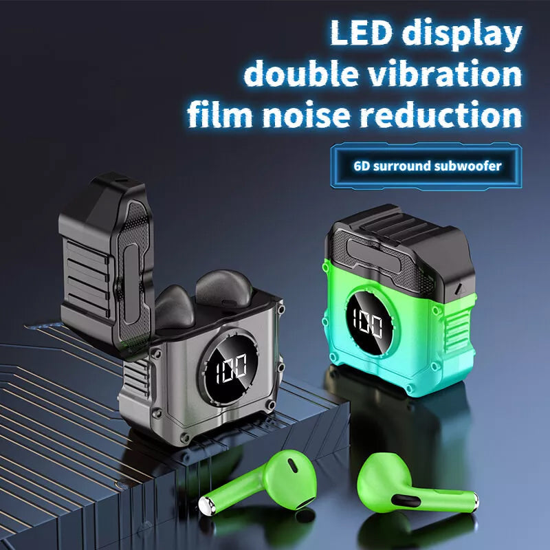 Avtoit | Noise-cancelling Digital Display Bluetooth Headphones