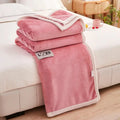 Avtoit | Flannel Fleece Snuggle Blanket in Pink