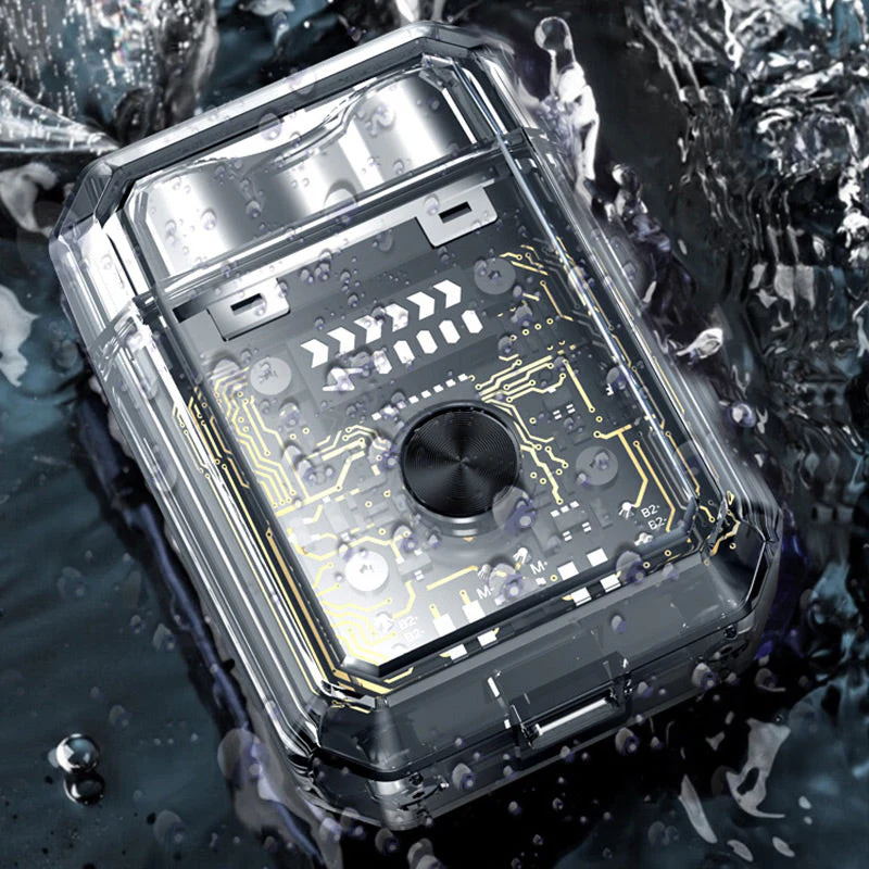 Avtoit | Transparent Mini Dual-Head Electric Shaver