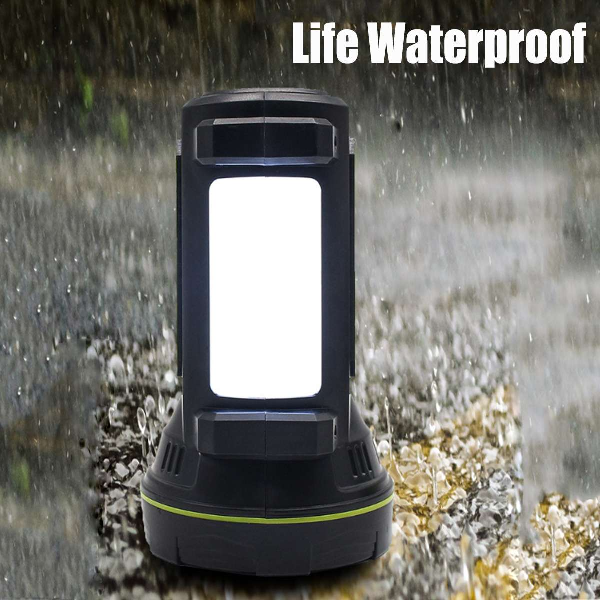 Avtoit | LED flashlight with side spotlight – Portable work light for camping and emergencies
