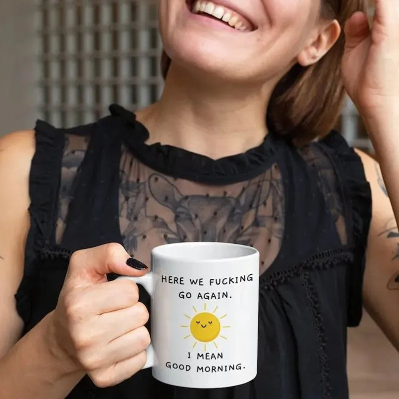 Ceramic Coffee Mug, Dishwasher and Microwave Safe, Gift for Coworkers