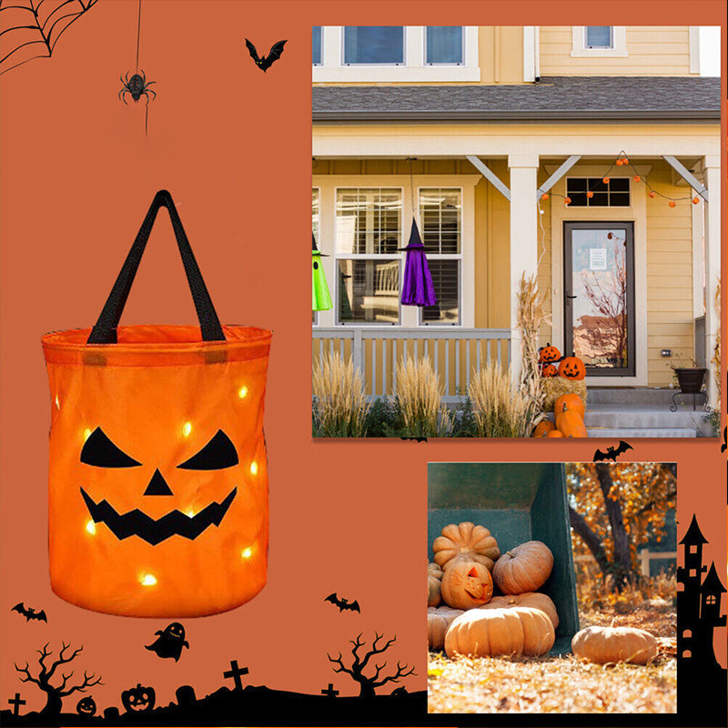 Avtoit | Personalized glowing pumpkin bag