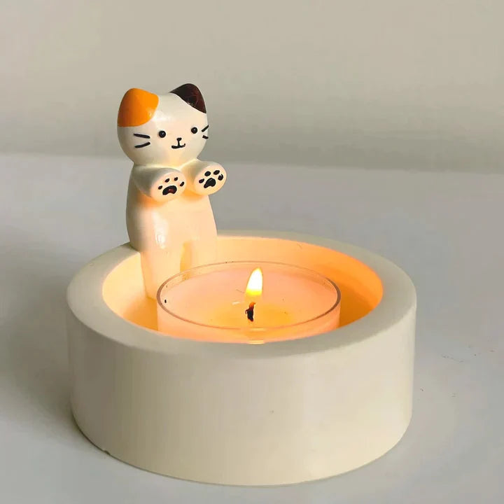 Avtoit | Cute Cat Candle Holders