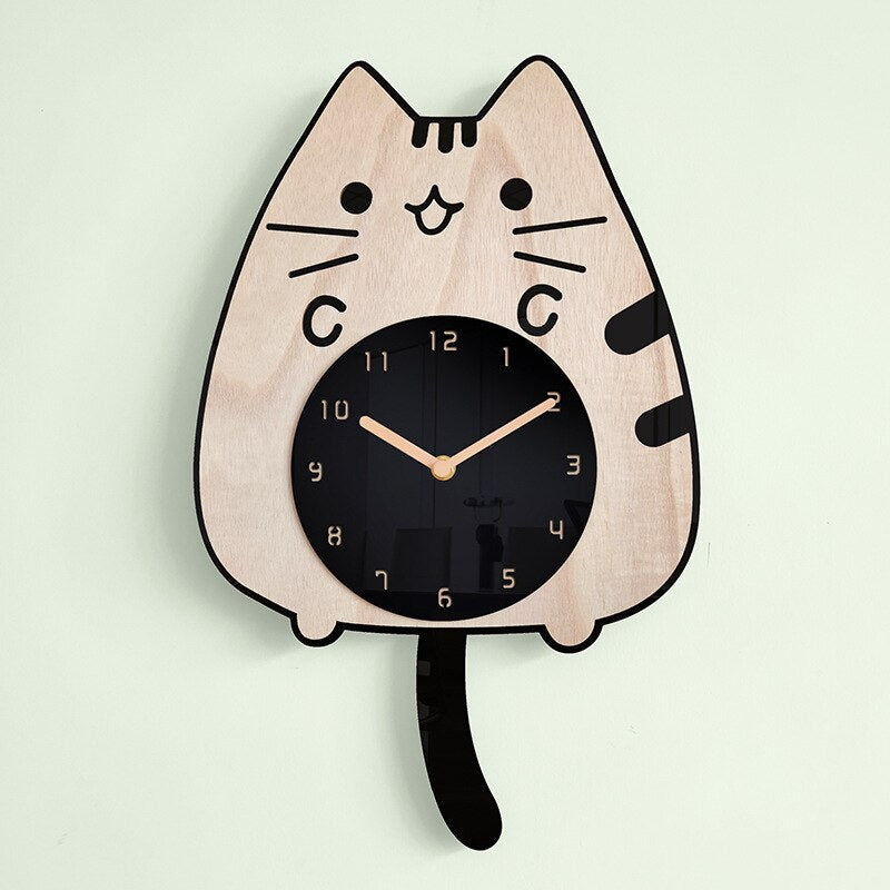 Avtoit | PurrTime - Swinging Cat Wall Clock