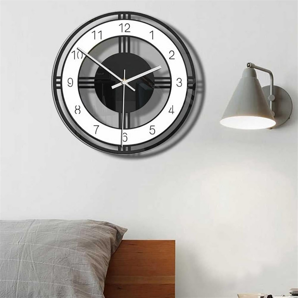 Avtoit | Large Wall Clock Black | Modern Wall Design