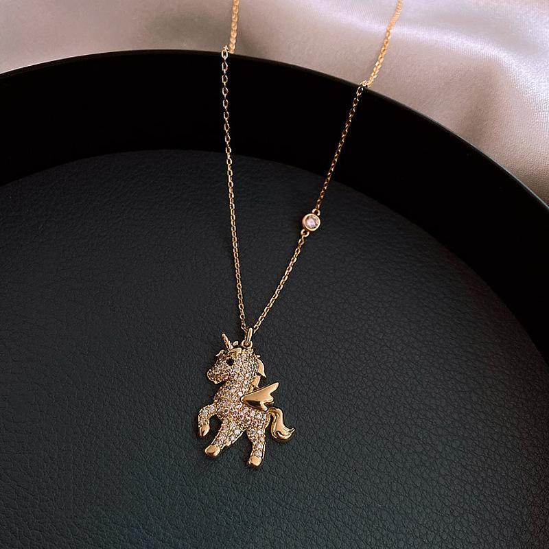 Avtoit | Beautiful Angel Horse Pendant Necklace