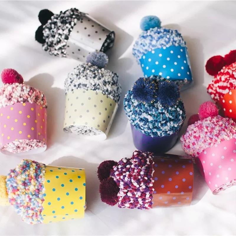 Avtoit | Pom Pom Cupcake Socks