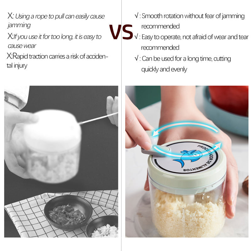 Avtoit | Portable Manual Fast Garlic Vegetable Chopper