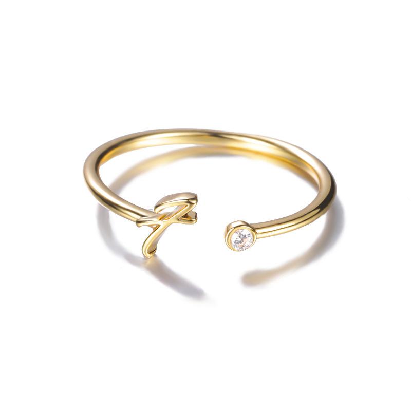 Avtoit | Stainless Steel A-Z 26 Letters Rings