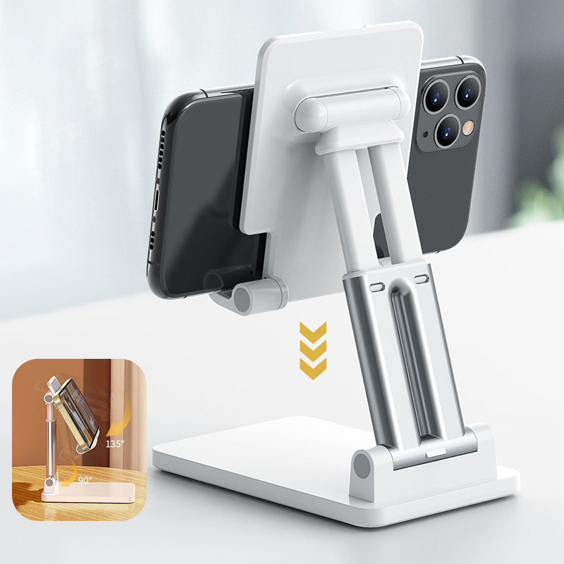 Foldable Phone and Tablet Stand with Rubberized Grips