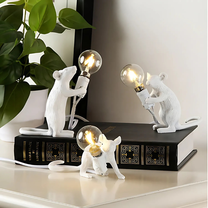 Avtoit | Doctor Mousey – Original Designer Mouse Lamp for Tabletop or Shelf