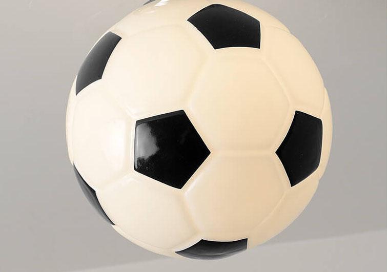 Avtoit | SportLume Creative Ceiling Light | Basketball & Football Design | Semi-Mount | Glass Lamp