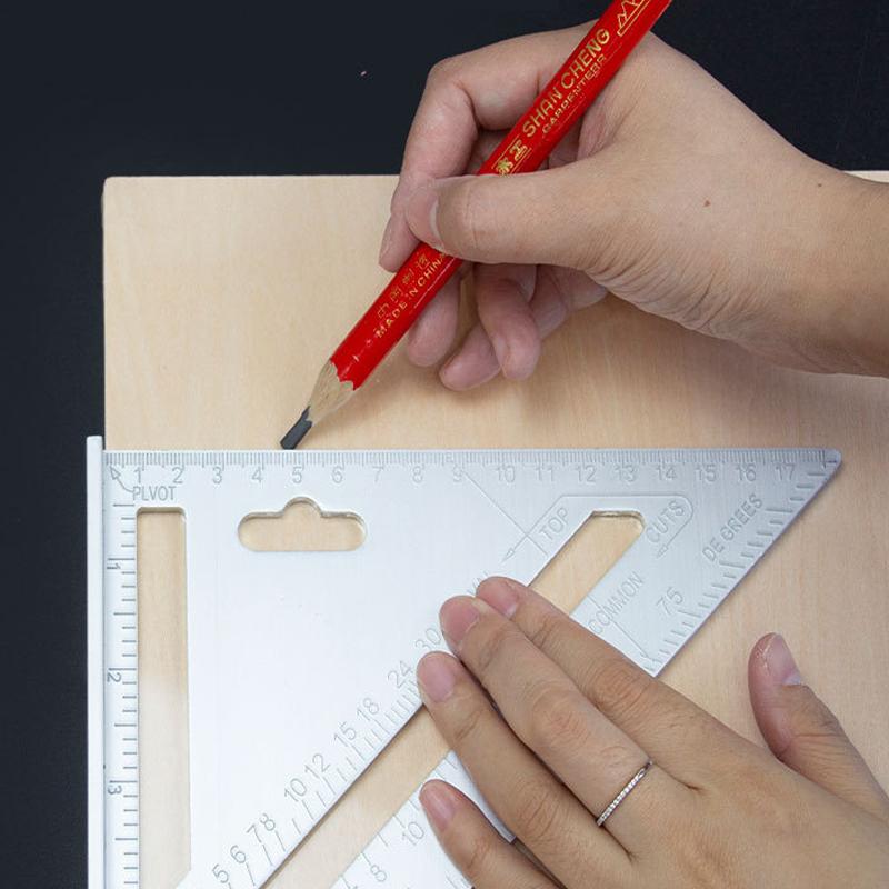 Avtoit | Aluminum alloy triangle and square ruler