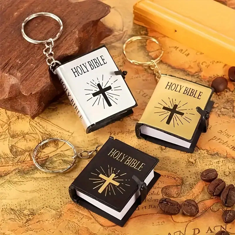 Avtoit | Mini Bible Cross Keychain