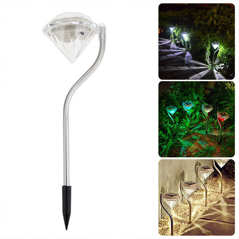 Avtoit | Solar Garden Light in Diamond Shape – LED Lamps for Outdoor Decoration and Lighting