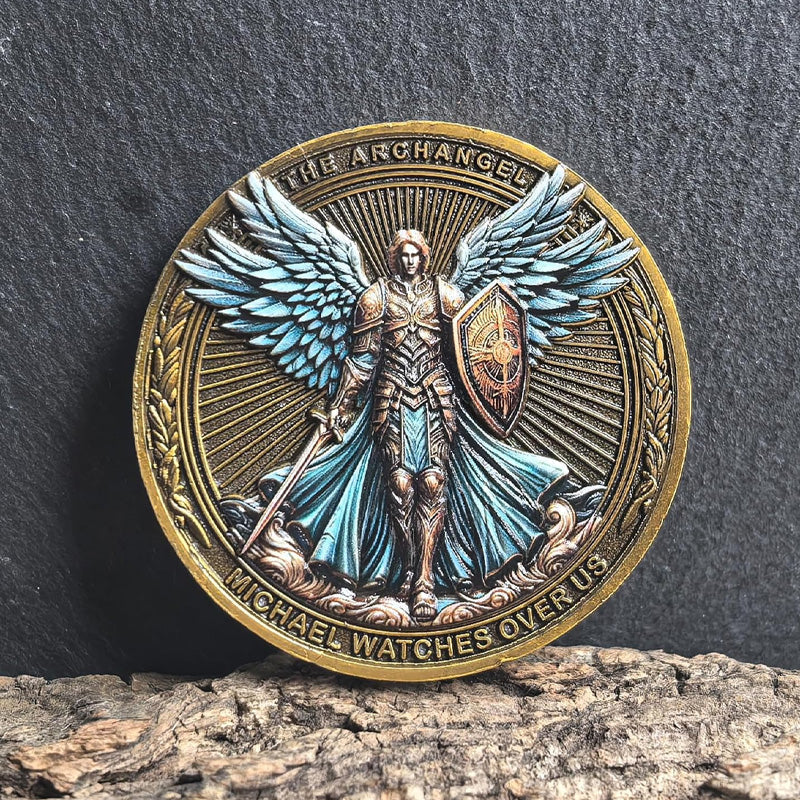 Avtoit | The Archangel Michael watches over us Challenge Coin