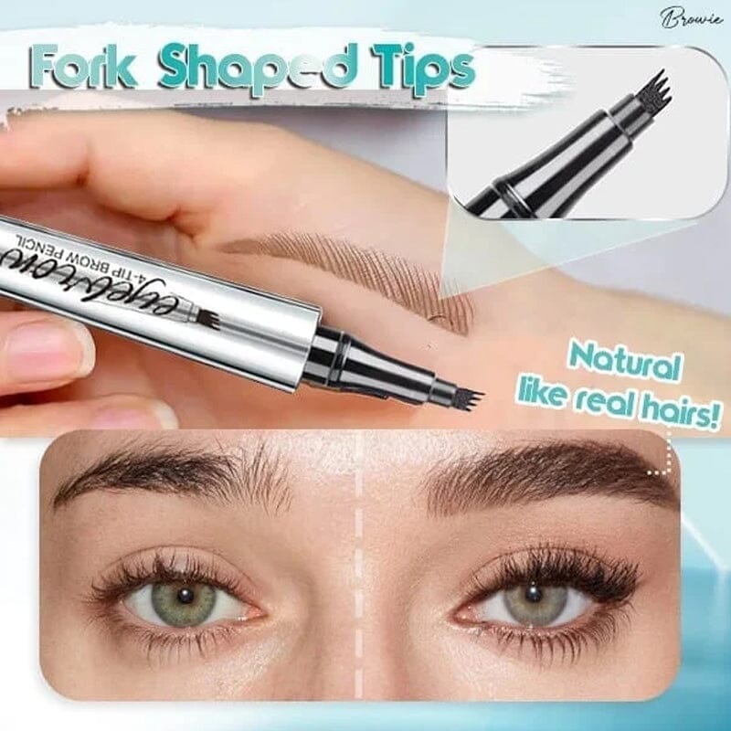 Avtoit | 3D waterproof Microblading eyebrow pencil 4 fork tips tattoo pencil