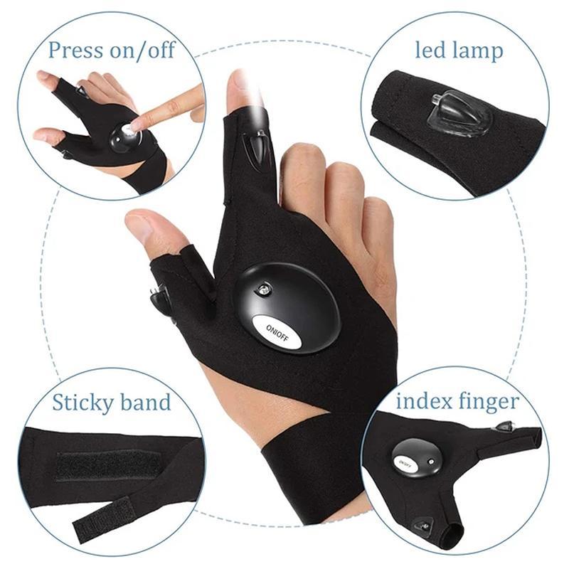Avtoit | LED gloves with waterproof lights
