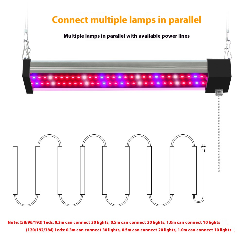 Avtoit | LED plant lamp with full spectrum lighting and pull switch for optimal plant growth