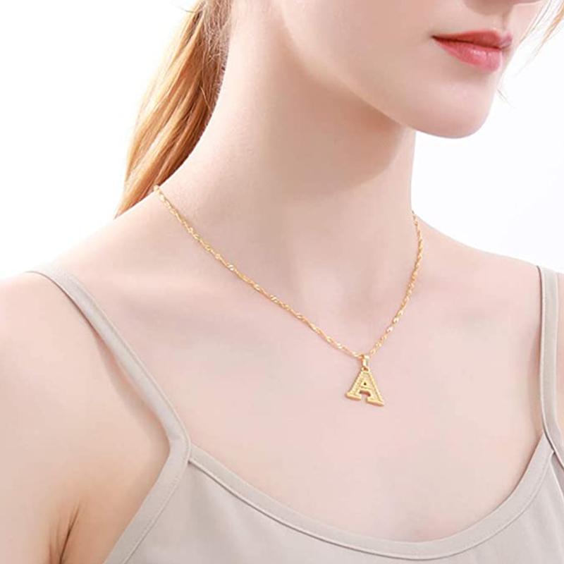 Avtoit | 18K gold-plated initial letter necklace