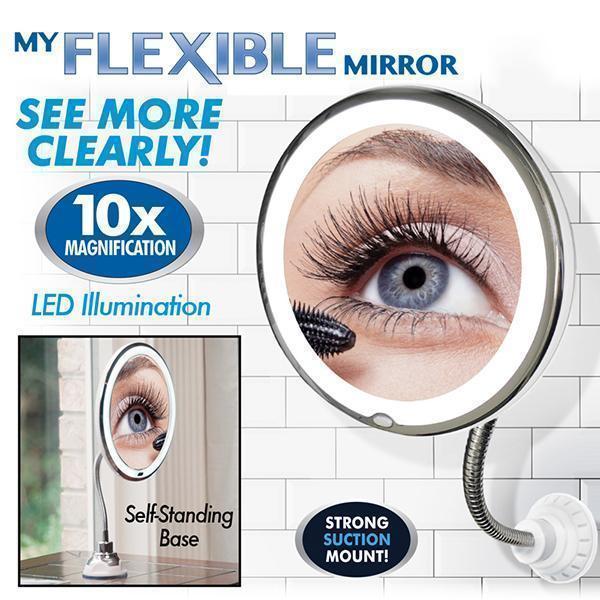 Avtoit | 10x magnification LED illuminated makeup mirror