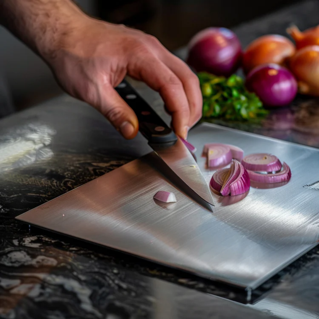 Avtoit | Premium Stainless Steel Cutting Board - Stain and Scratch Resistant