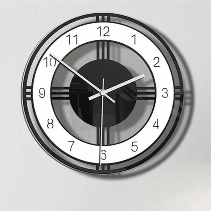 Avtoit | Large Wall Clock Black | Modern Wall Design
