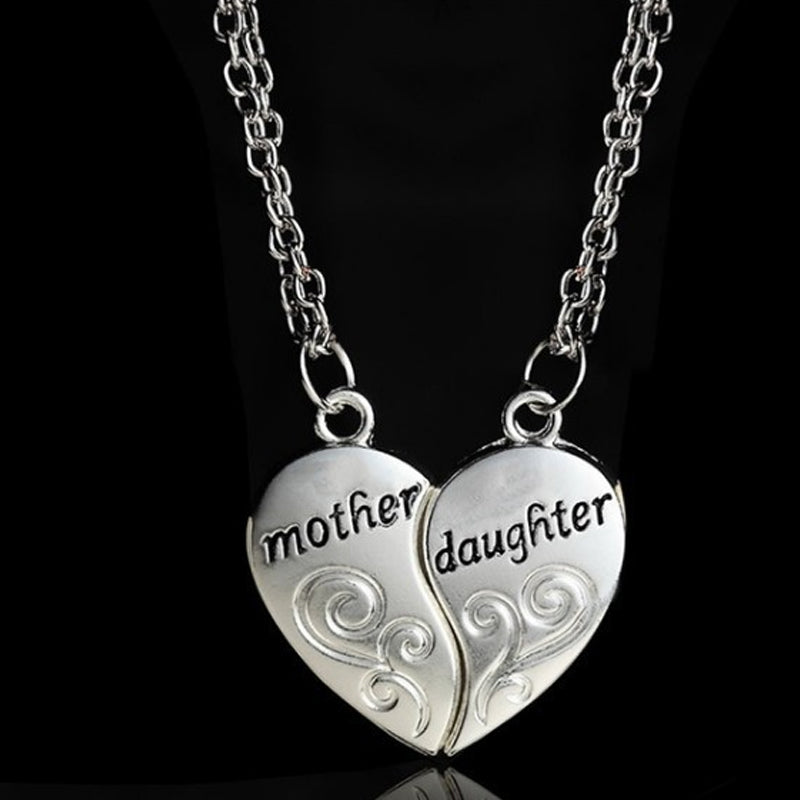Avtoit | Mother and Daughter Heart Necklace