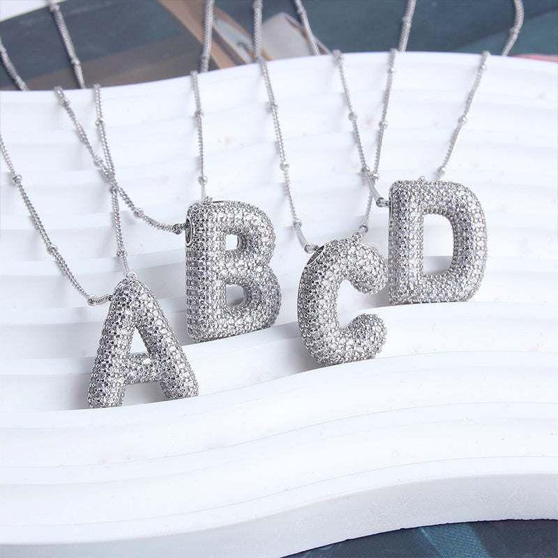 Avtoit | Alphabet-Diamond-Pendant-Necklace