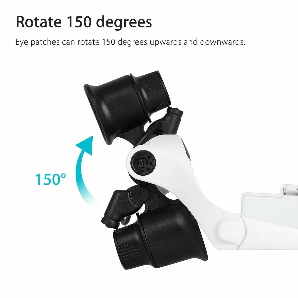 Avtoit | Adjustable Headband Magnifier with LED Light & 8 Lenses – Perfect for Jewelry, Watch Repair & Engraving