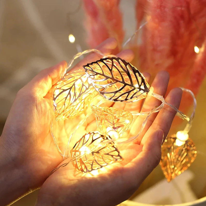 Avtoit | Golden Leaf Fairy Lights