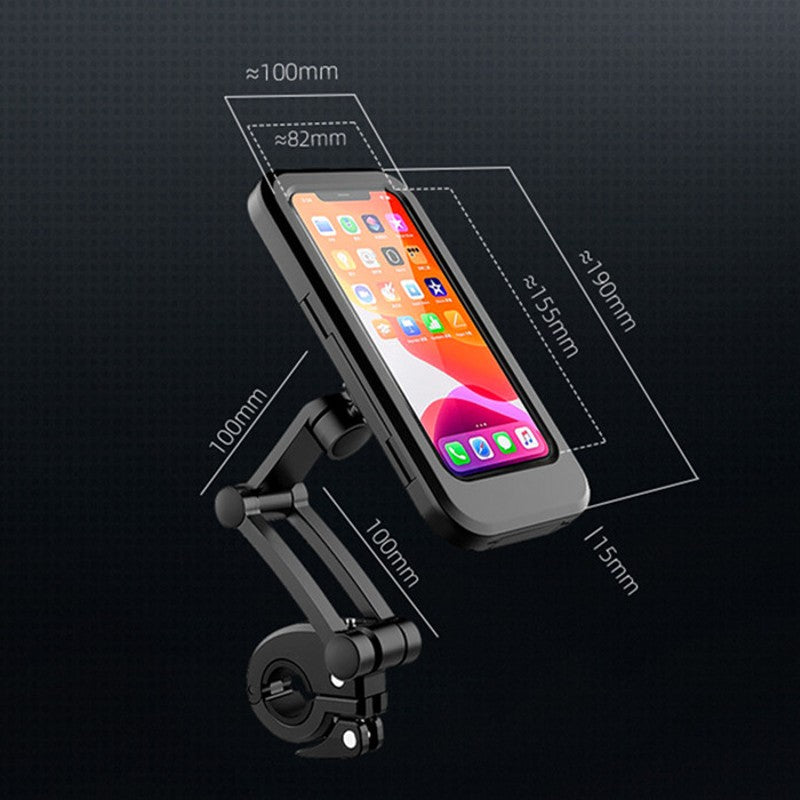 Avtoit | Waterproof Cycling Phone Mount with Case, for Motorcycle/Bike Handlebars