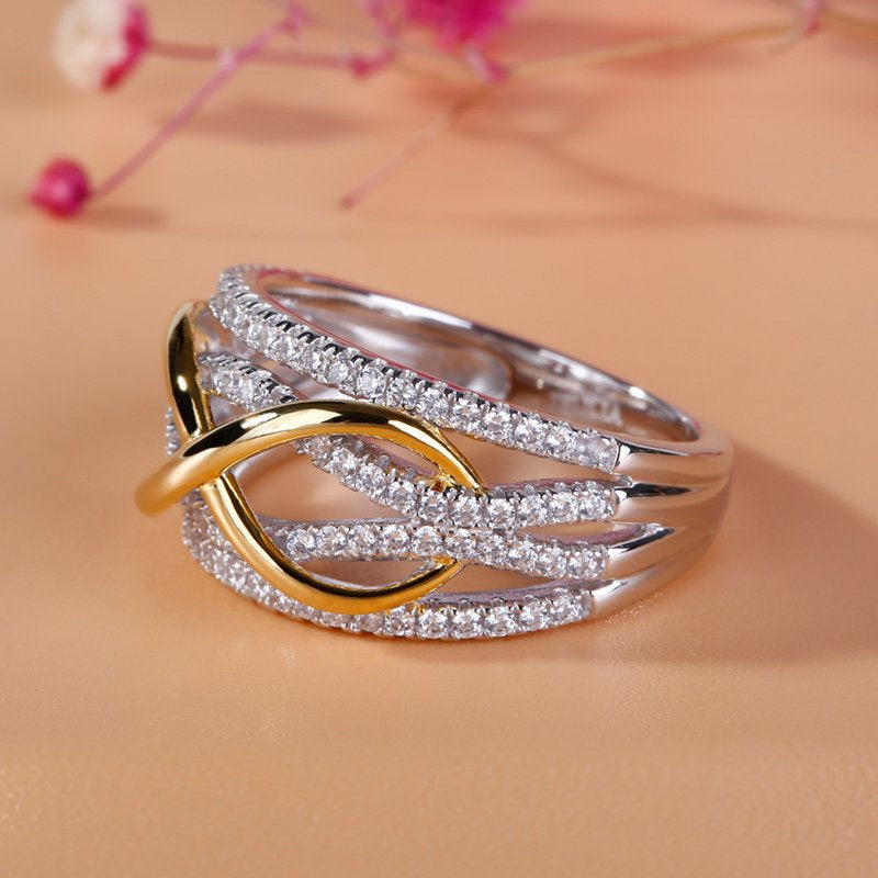 Avtoit | Mother & Daughter Forever Connected Together Ring