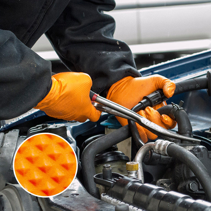 Avtoit | Orange Nitrile Gloves