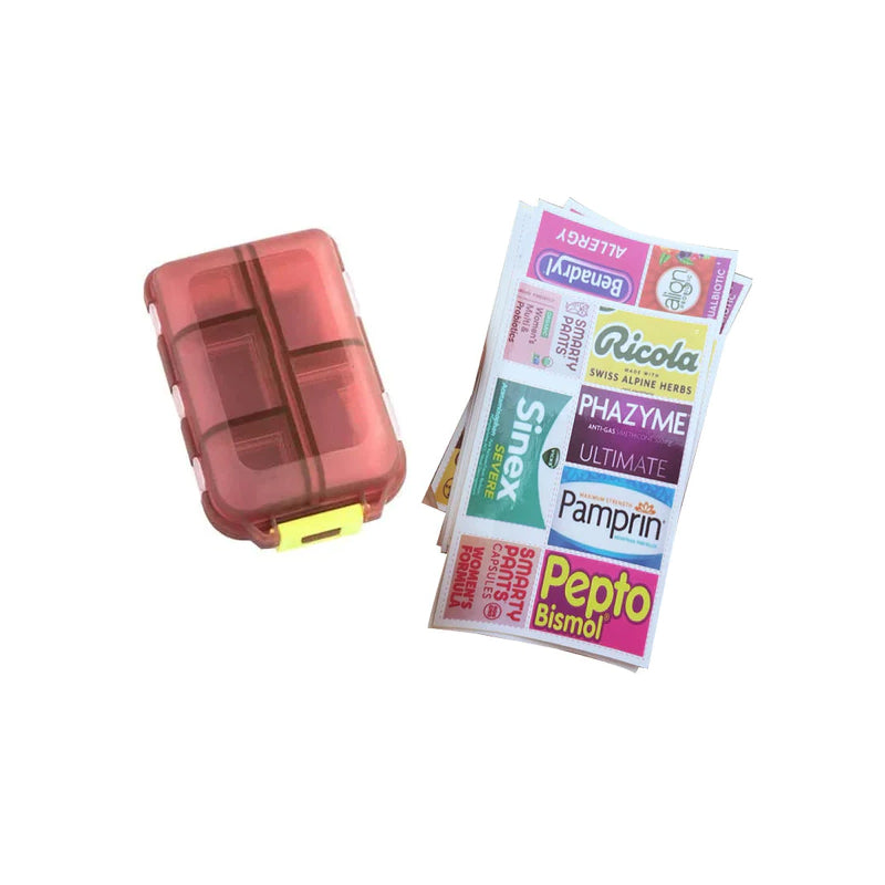 Avtoit | Portable Pill Organizer with Labels