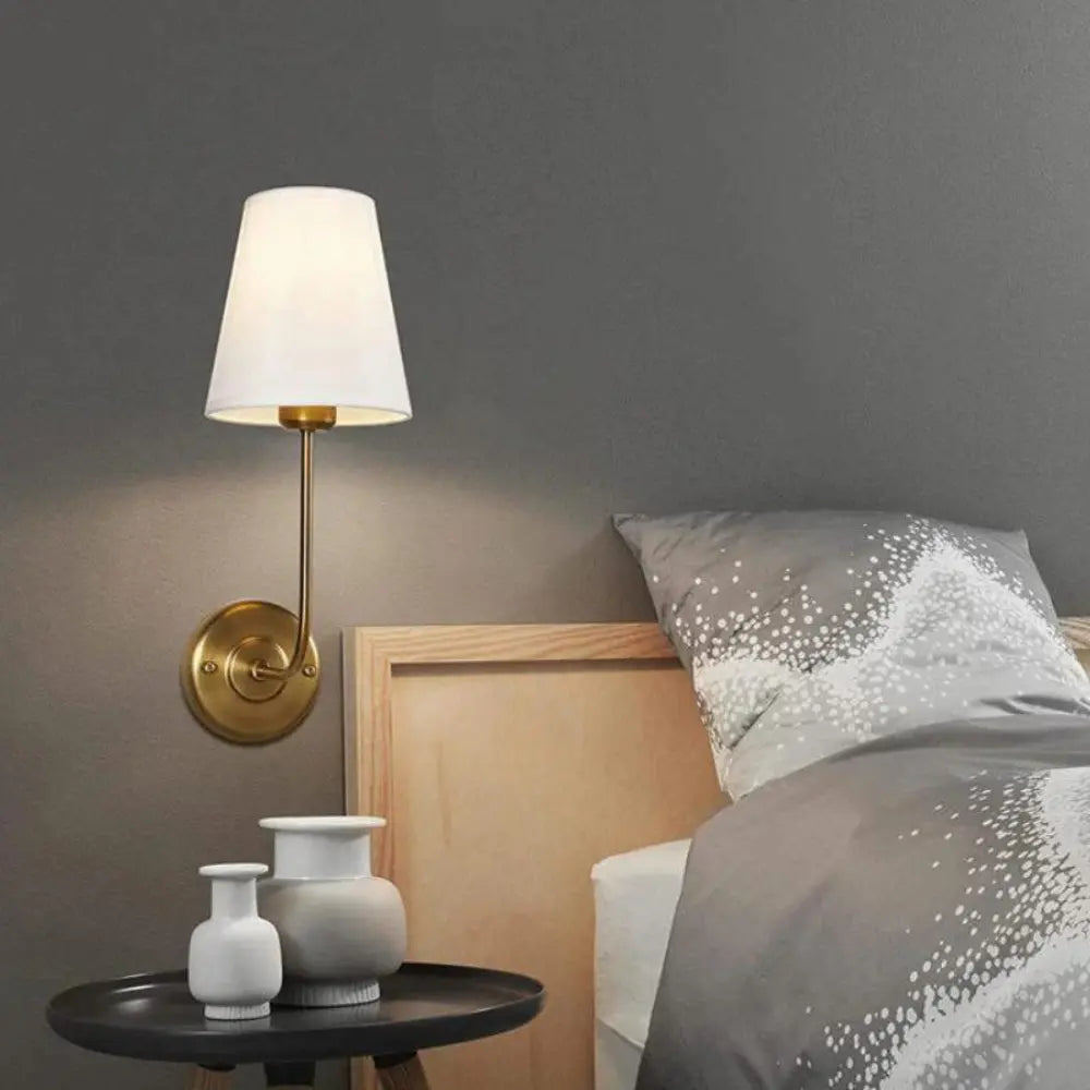 Avtoit | LoomGlow – Modern Wall Lamp Featuring Woven Metal and Soft Fabric